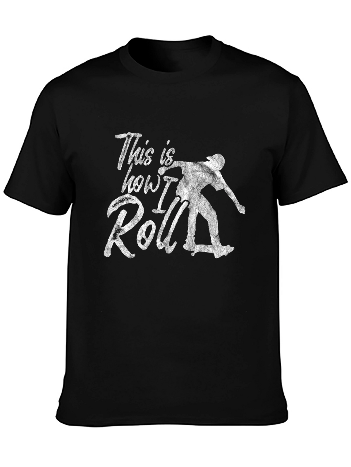 This is How I Roll Skateboarder Graphic Tee