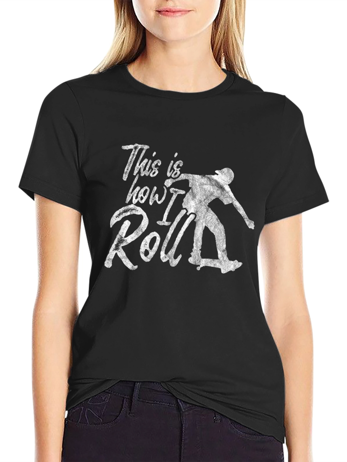 This is How I Roll Skateboarder Graphic Tee