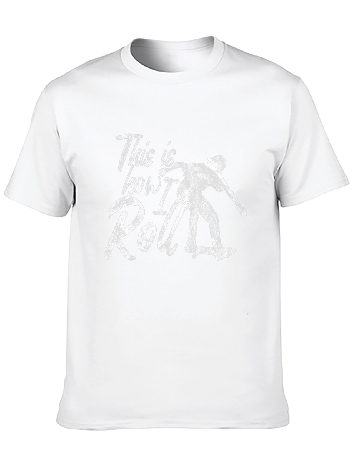 This is How I Roll Skateboarder Graphic Tee