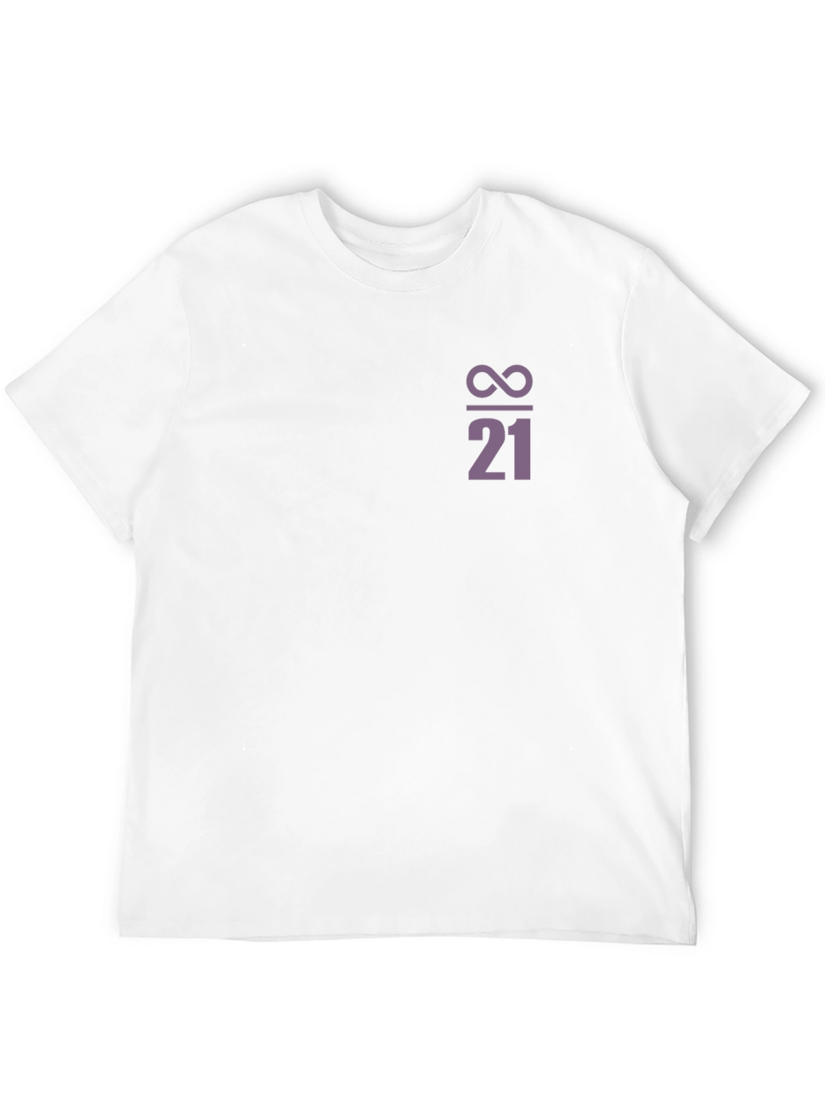 Infinity Divided By 21 Graphic Black T-Shirt