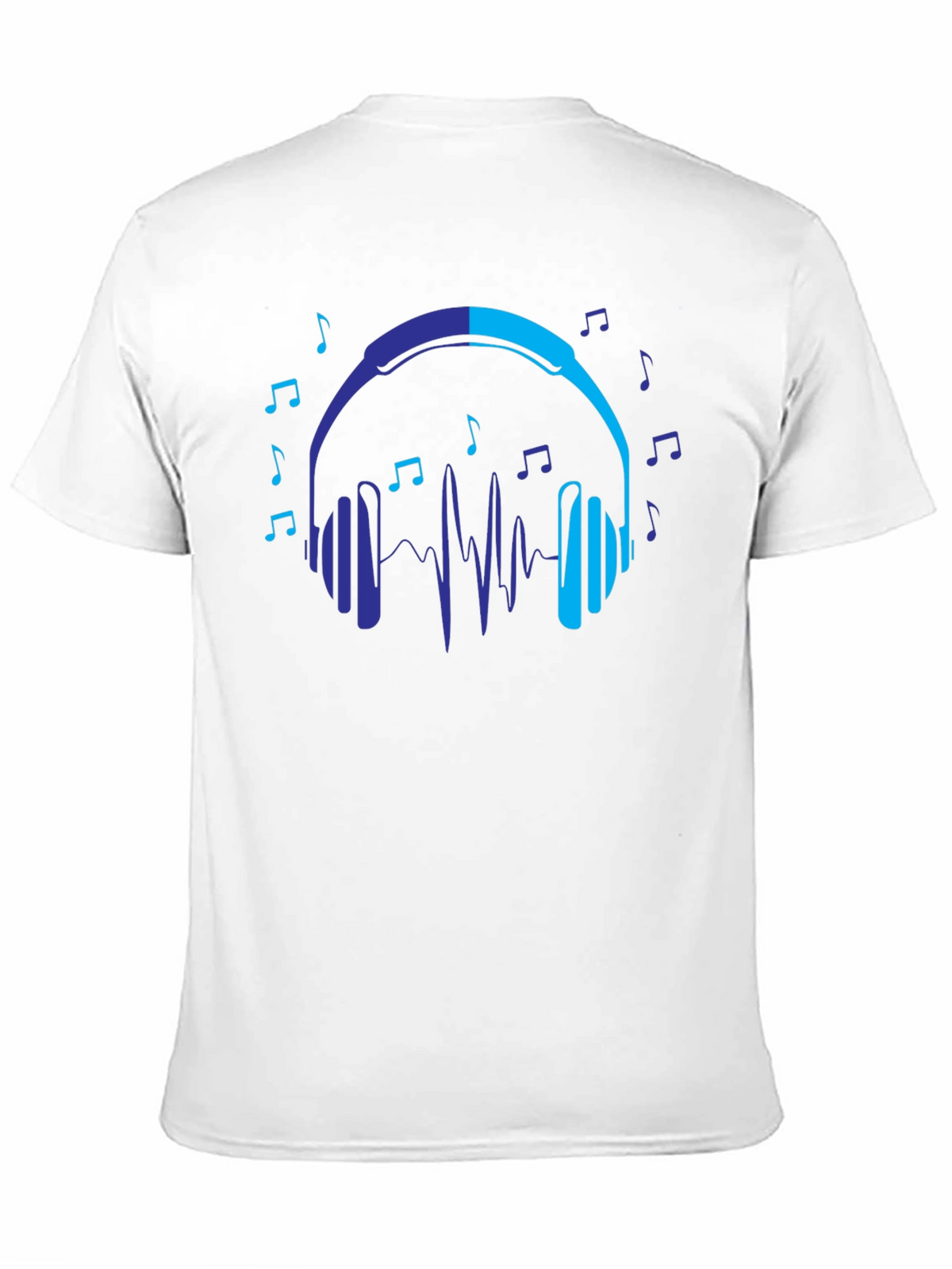 Headphones Music Lover Graphic T-Shirt