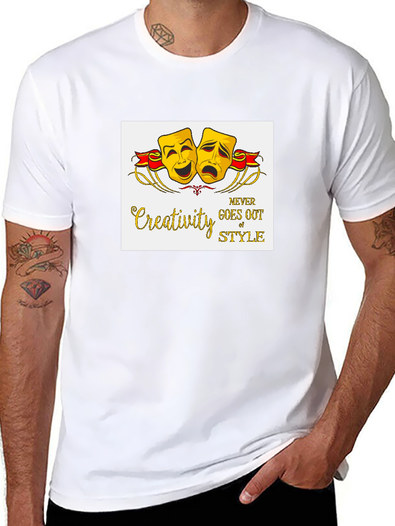 Creativity Never Goes Out of Style Black T-Shirt