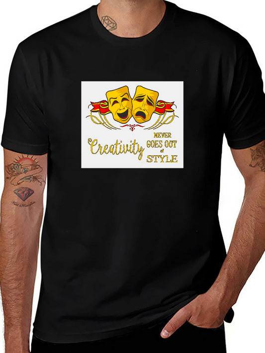 Creativity Never Goes Out of Style Black T-Shirt