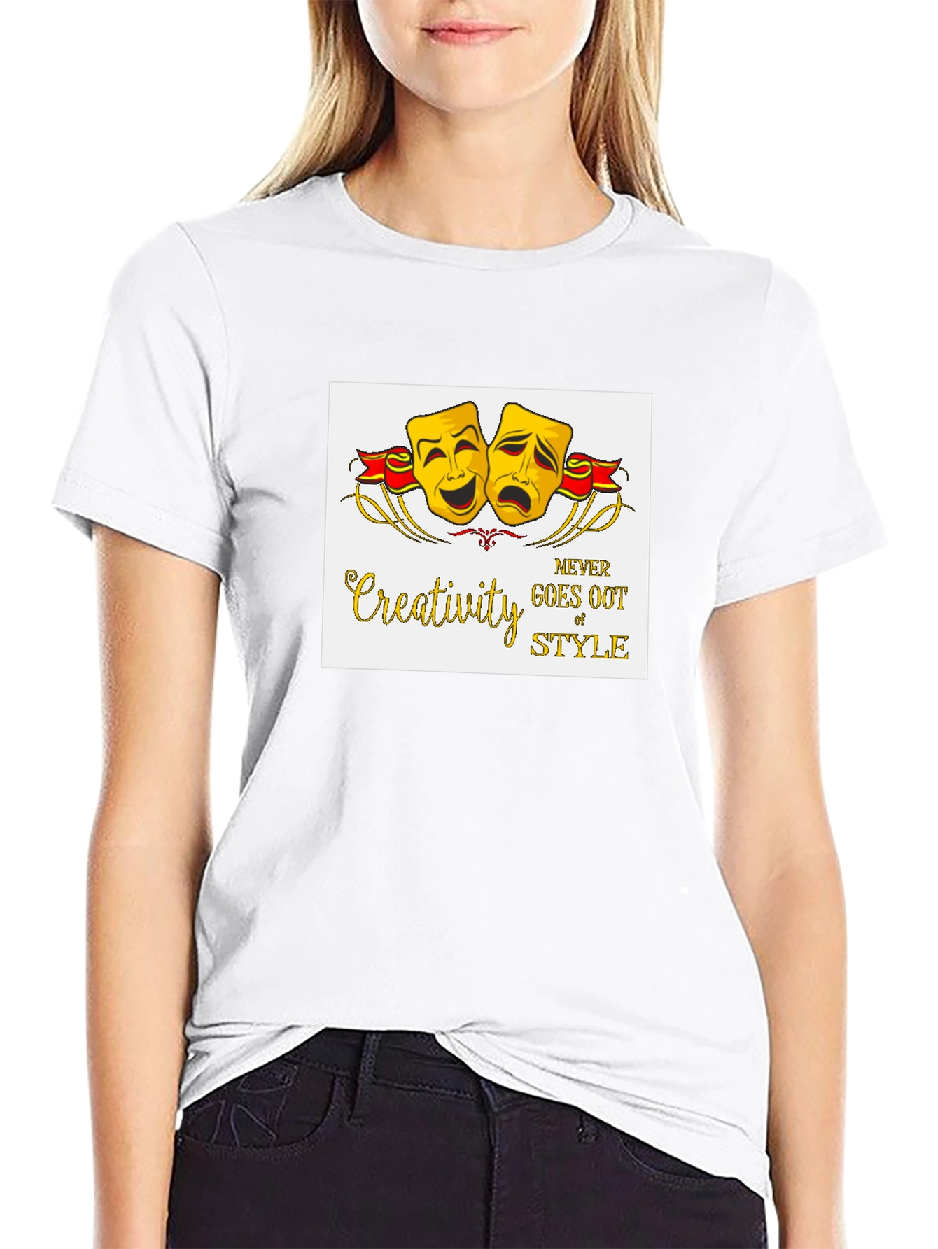 Creativity Never Goes Out of Style Black T-Shirt