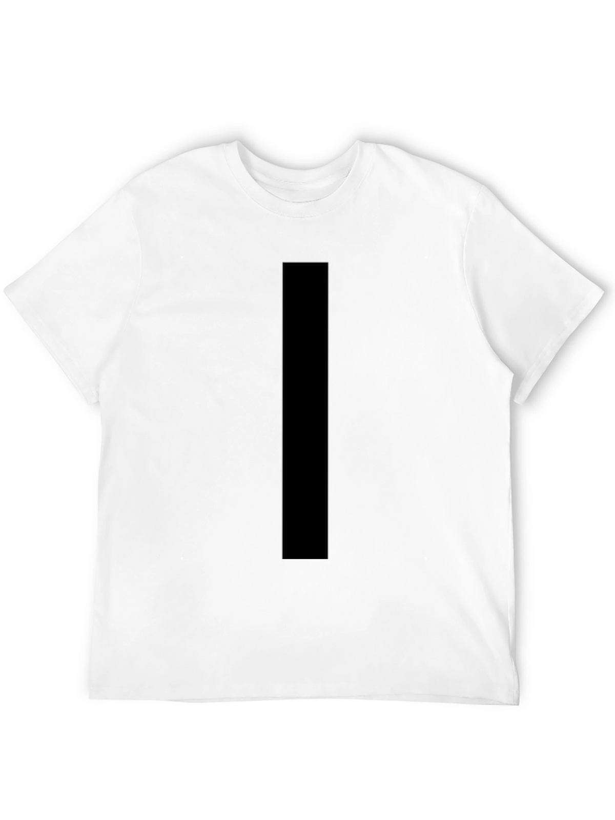 Mens Black Crew Neck T-Shirt - Casual Style