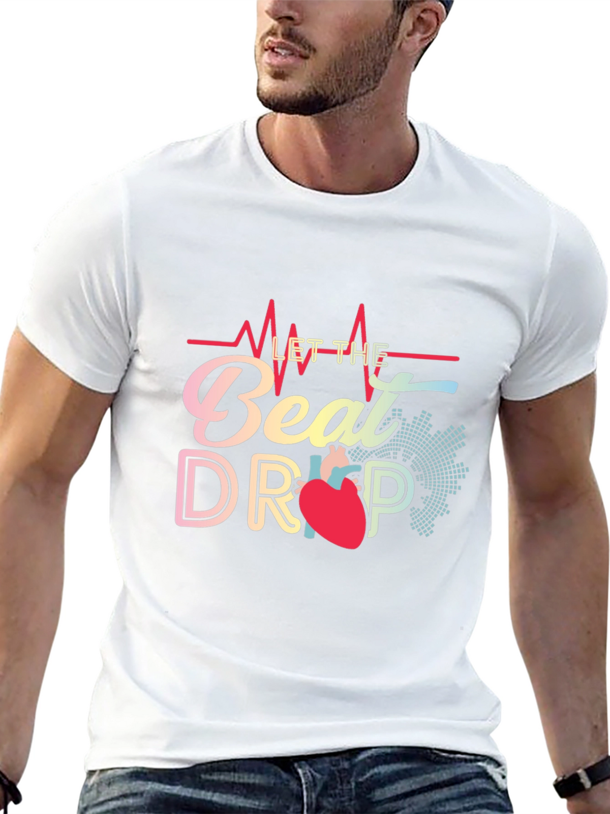 Let The Beat Drop Graphic Tee