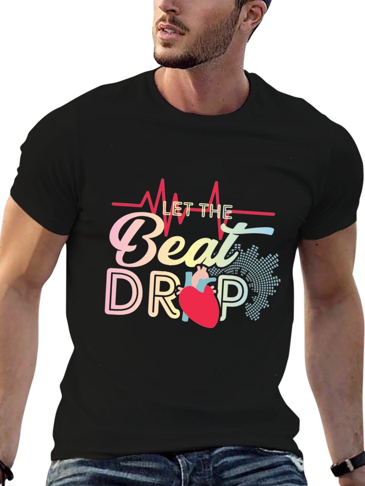 Let The Beat Drop Graphic Tee