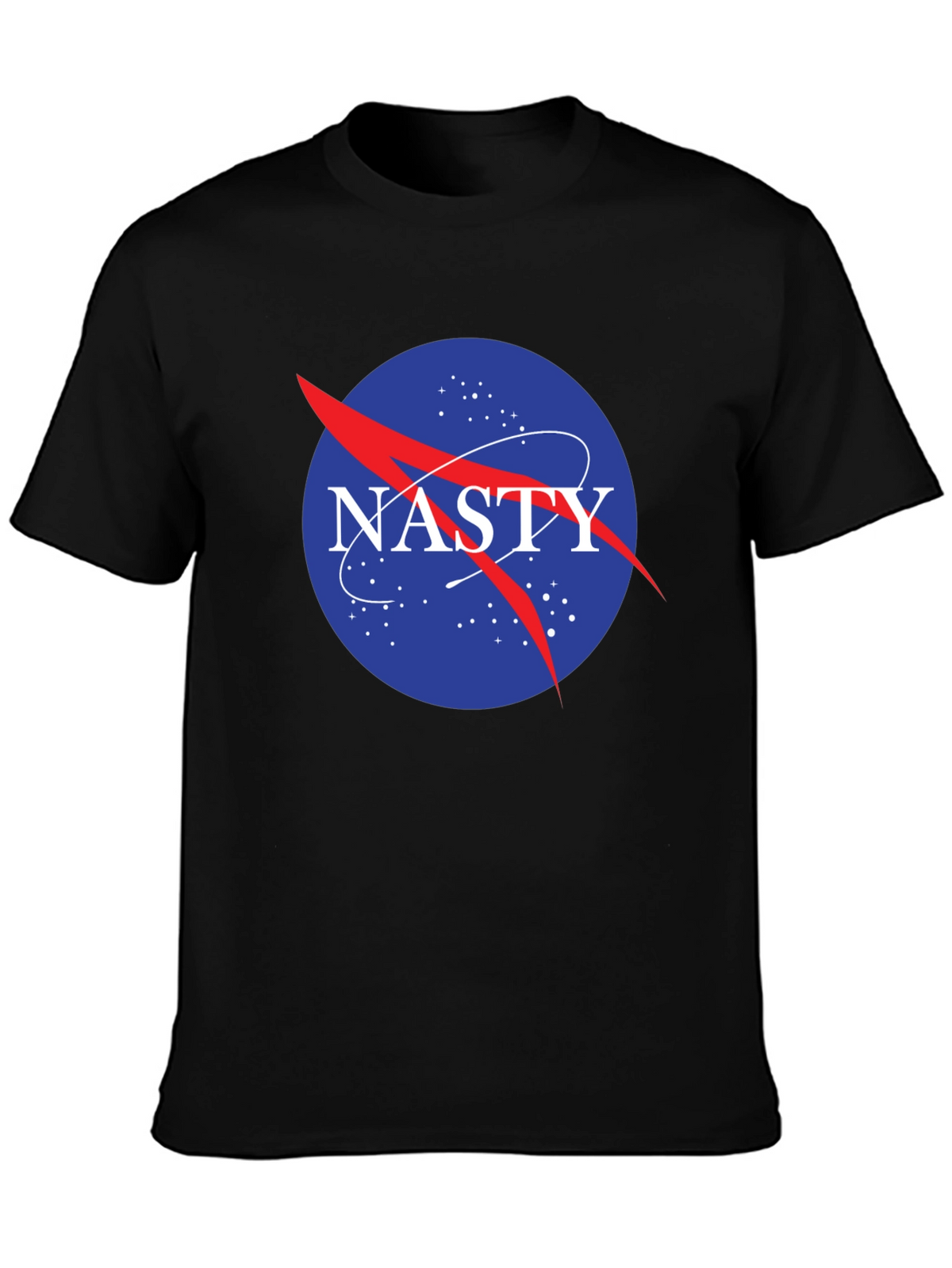 Nasty NASA Logo Black T-Shirt