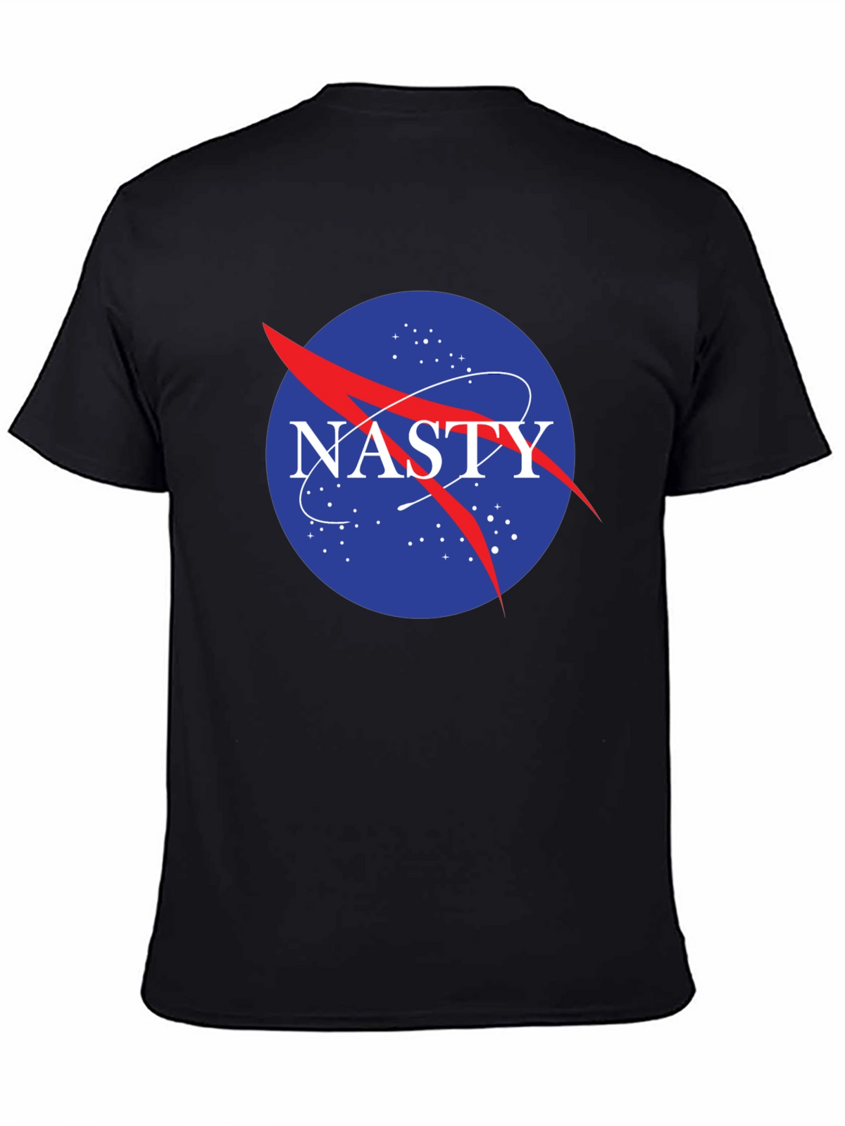 Nasty NASA Logo Black T-Shirt