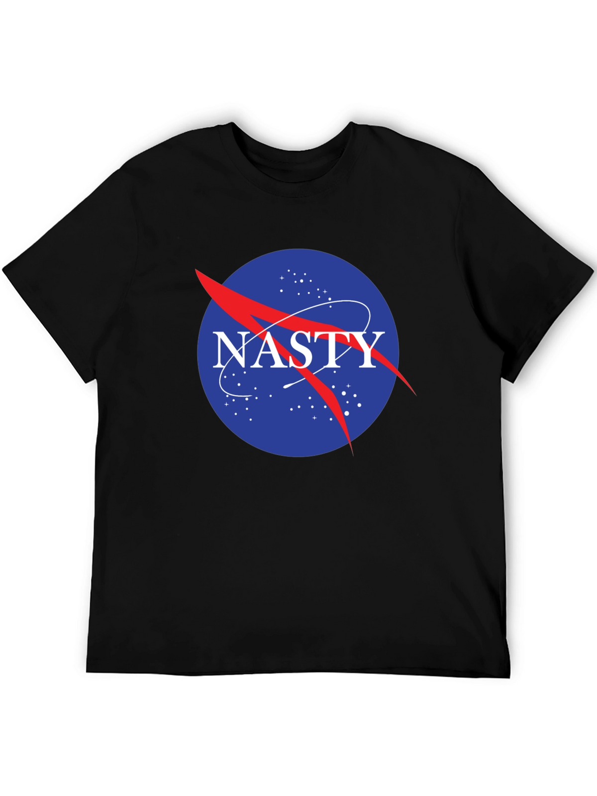 Nasty NASA Logo Black T-Shirt