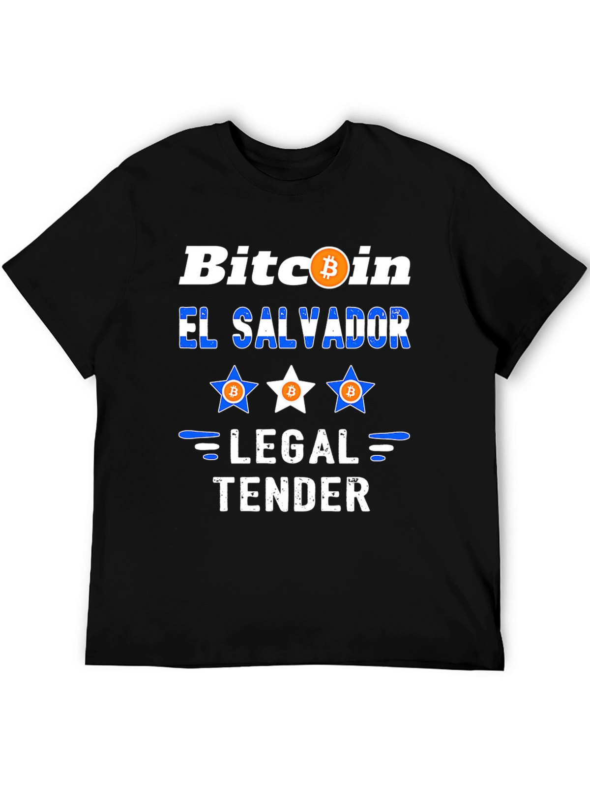 Bitcoin El Salvador Legal Tender Graphic Tee