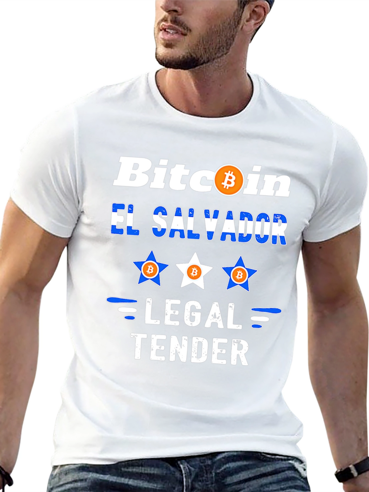 Bitcoin El Salvador Legal Tender Graphic Tee