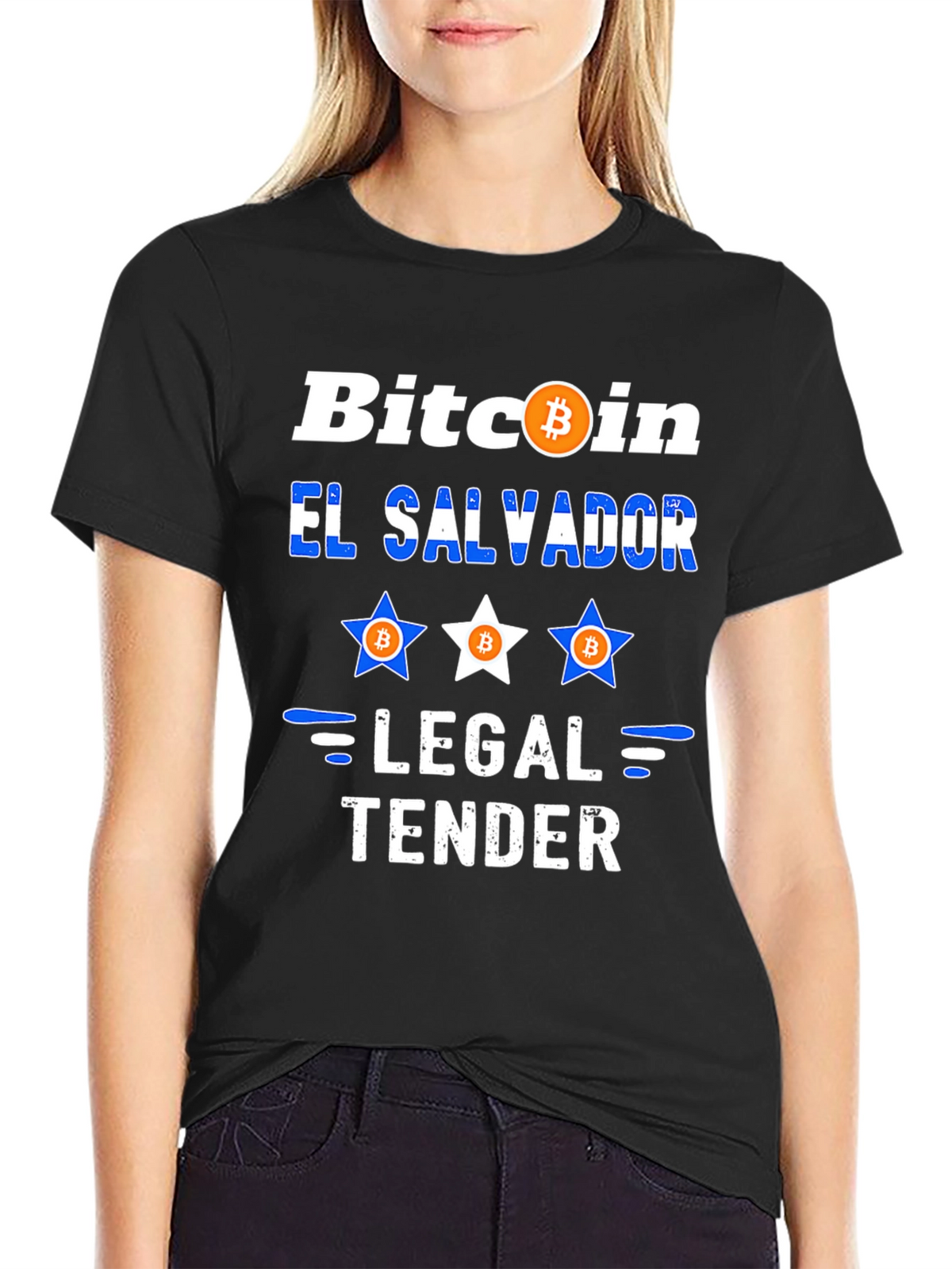 Bitcoin El Salvador Legal Tender Graphic Tee