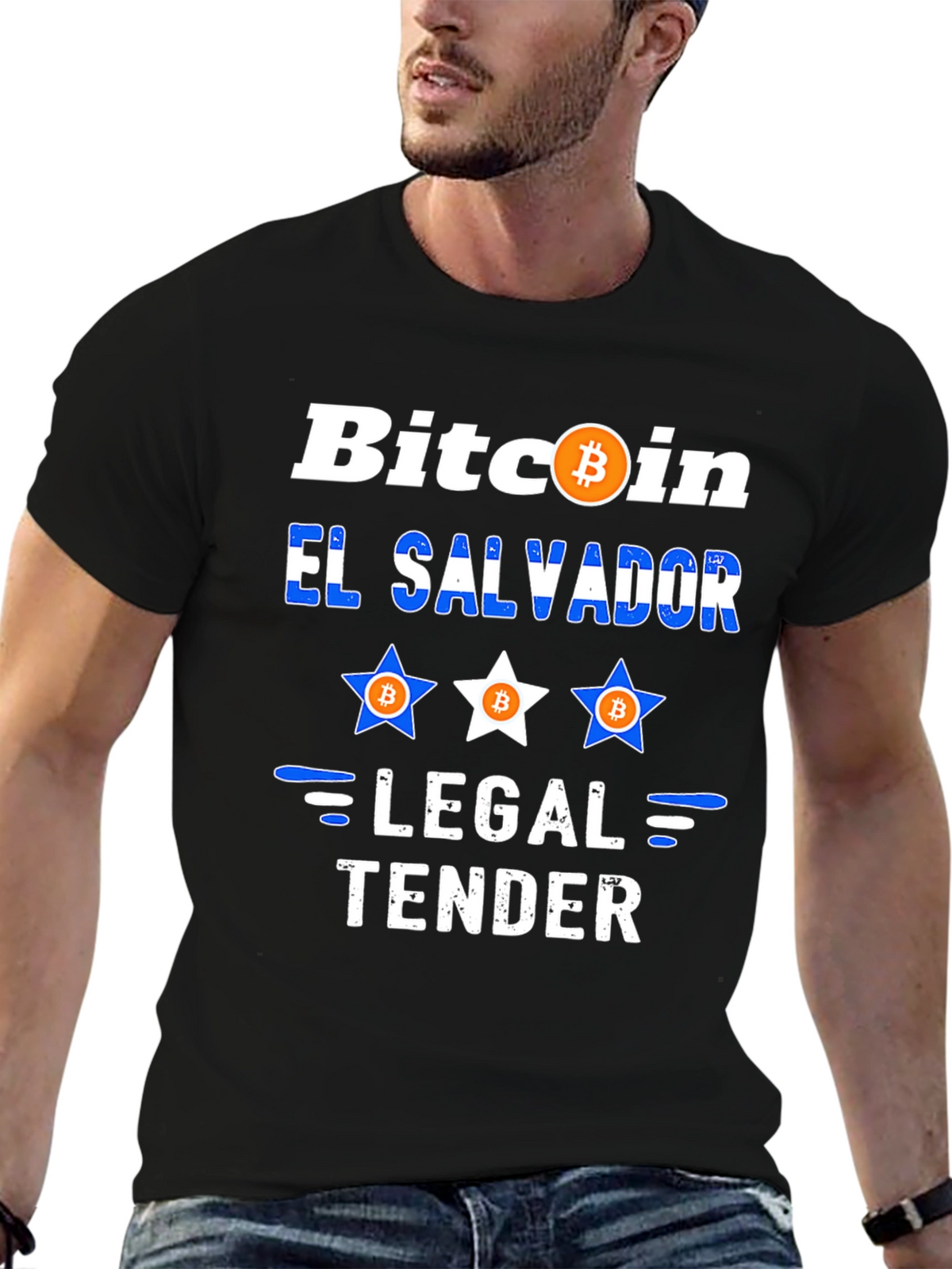 Bitcoin El Salvador Legal Tender Graphic Tee