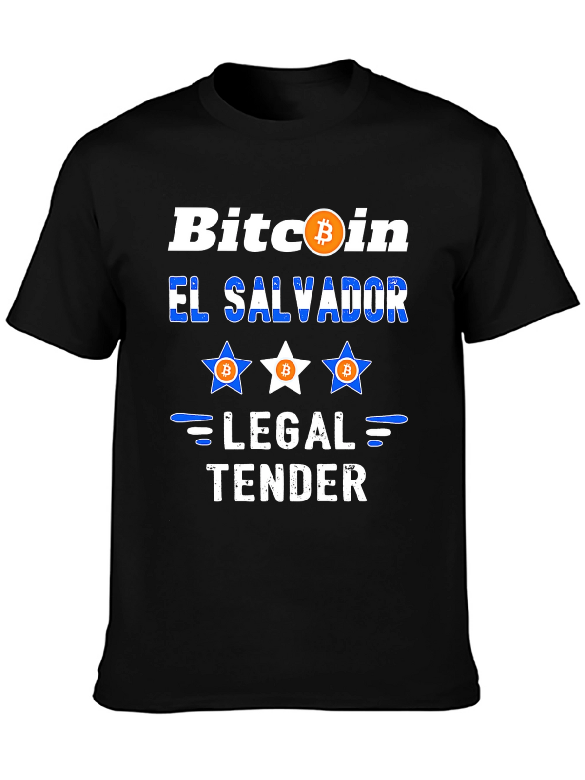 Bitcoin El Salvador Legal Tender Graphic Tee