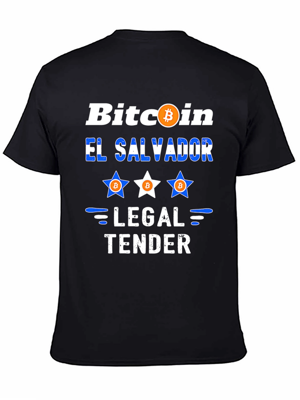 Bitcoin El Salvador Legal Tender Graphic Tee
