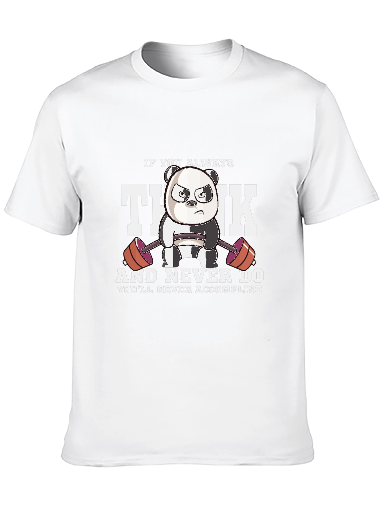 Think Gym Panda Graphic T-Shirt