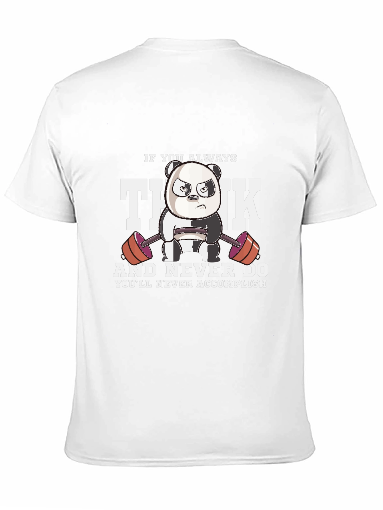 Think Gym Panda Graphic T-Shirt