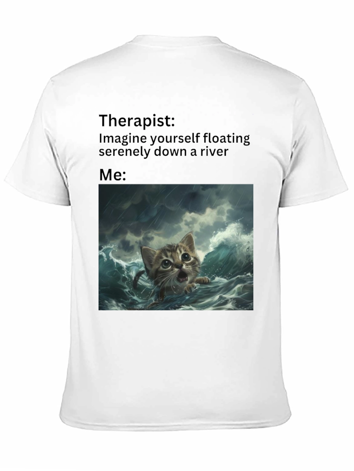 Therapist River Cat T-Shirt