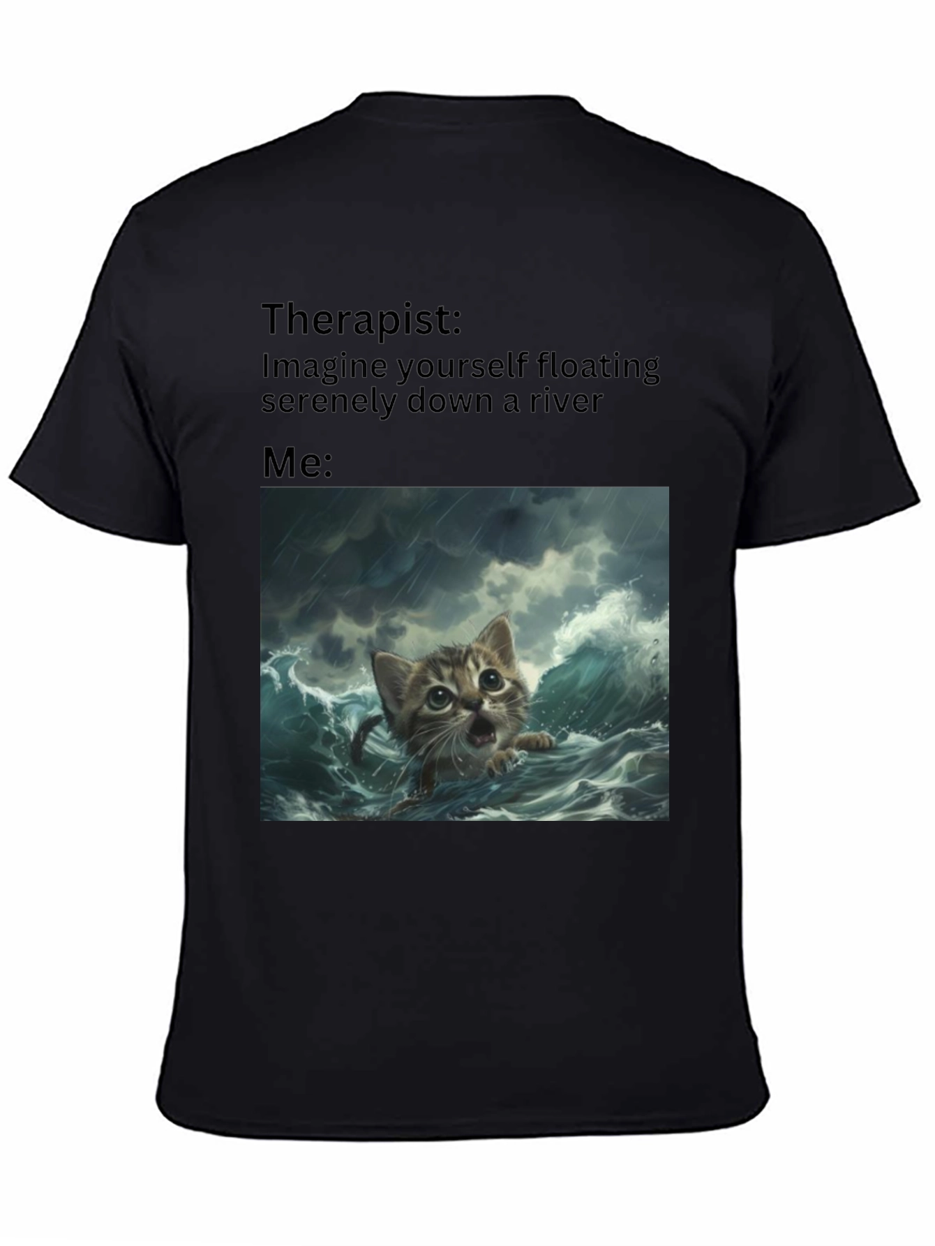 Therapist River Cat T-Shirt