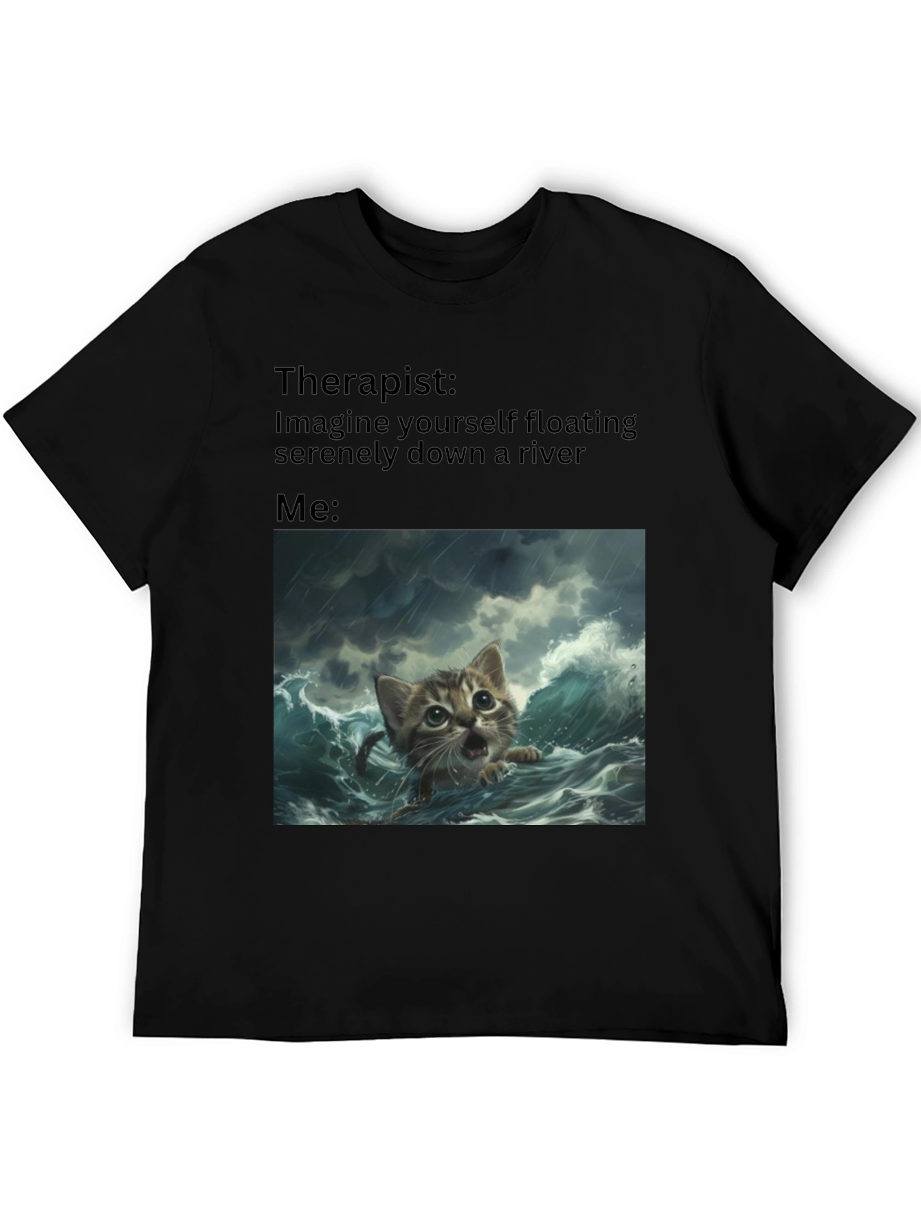 Therapist River Cat T-Shirt