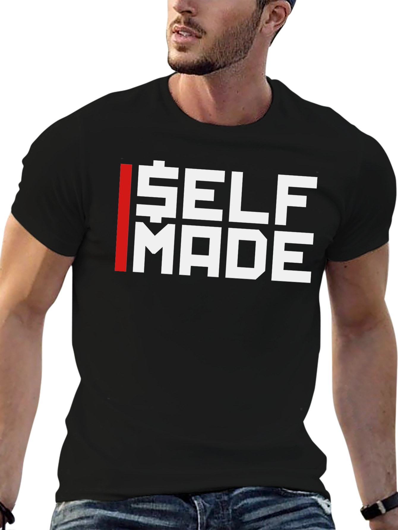 Self Made Graphic Tee - Black