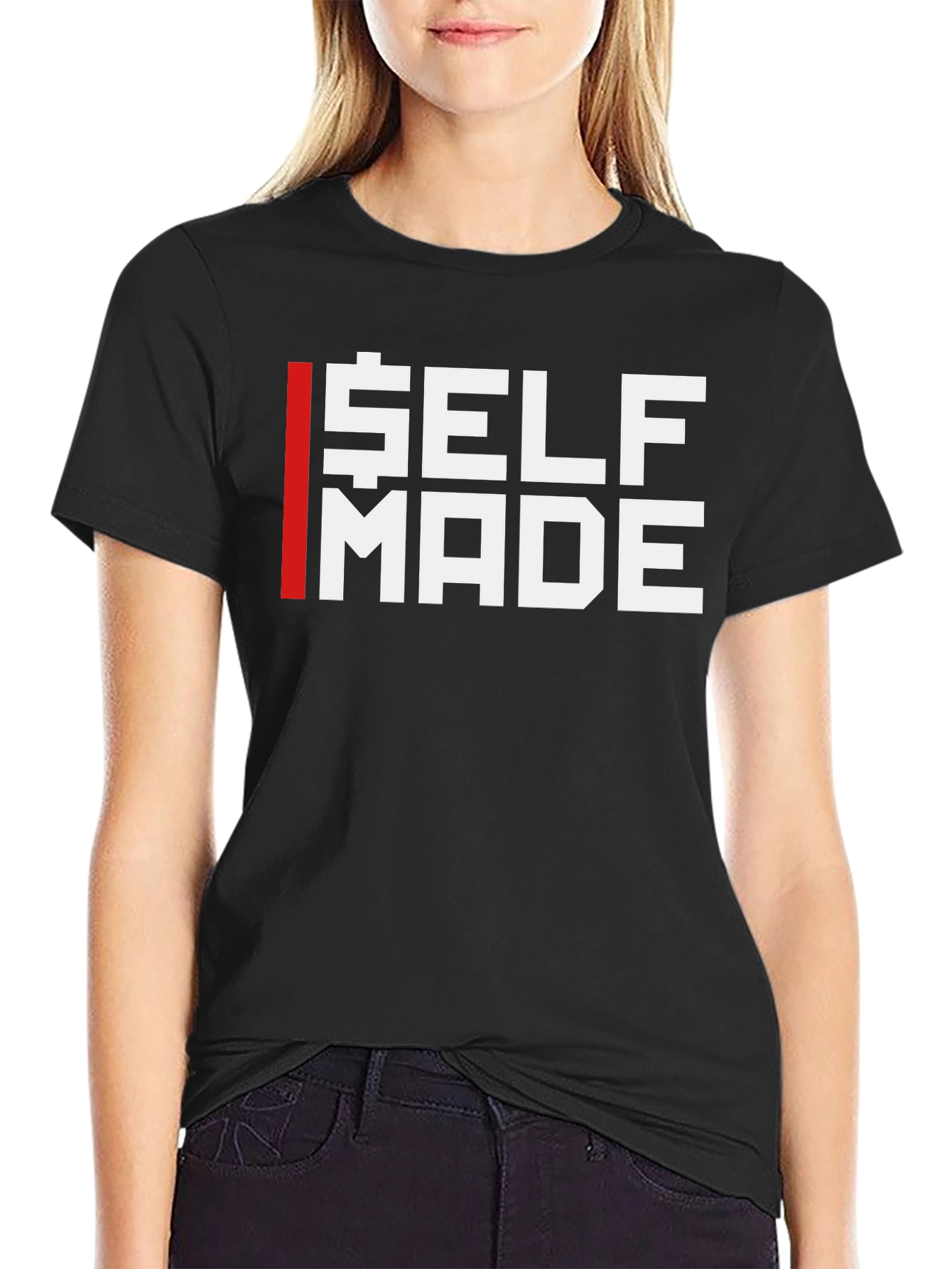 Self Made Graphic Tee - Black
