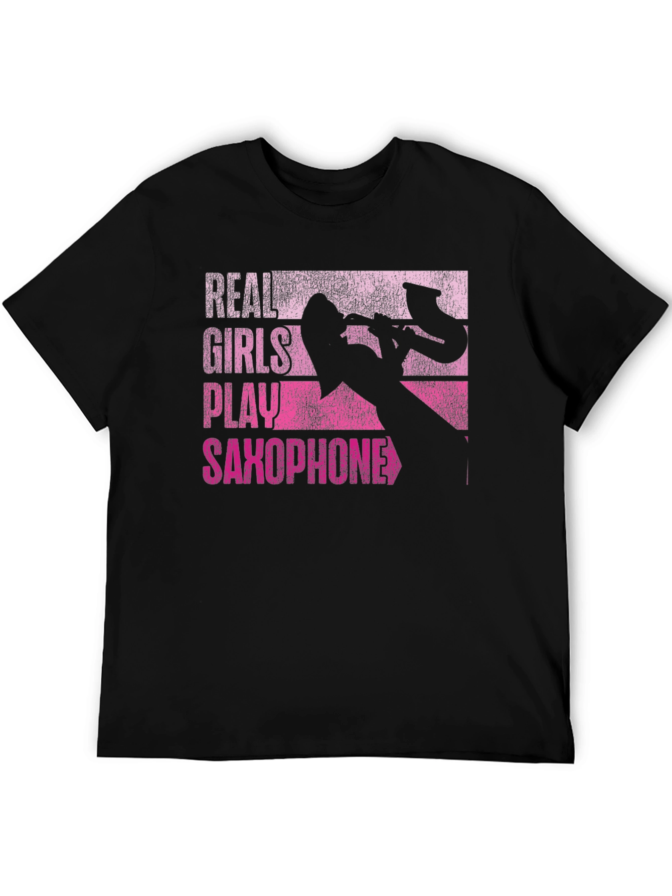 Real Girls Play Saxophone T-Shirt - Music Lover Gift