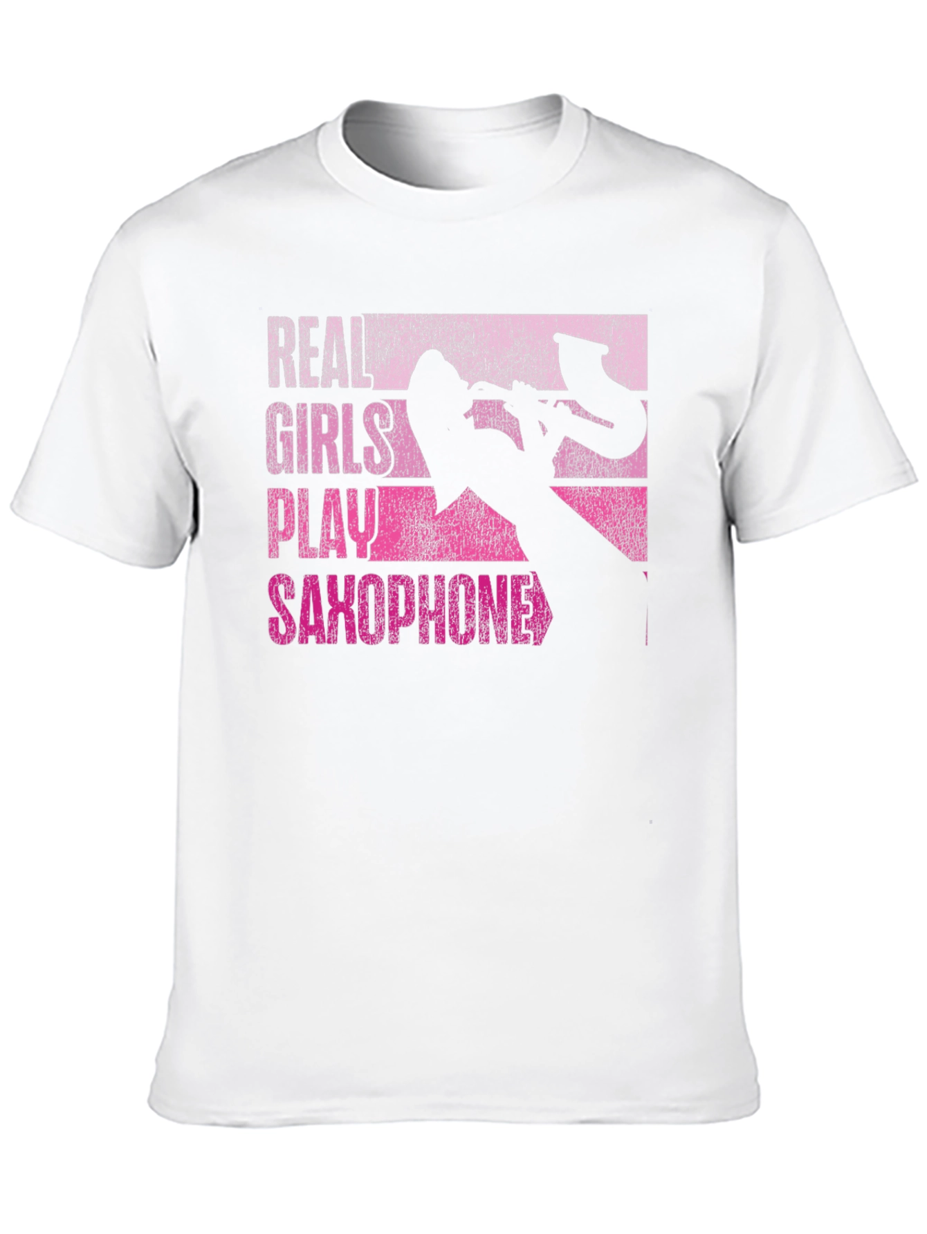 Real Girls Play Saxophone T-Shirt - Music Lover Gift