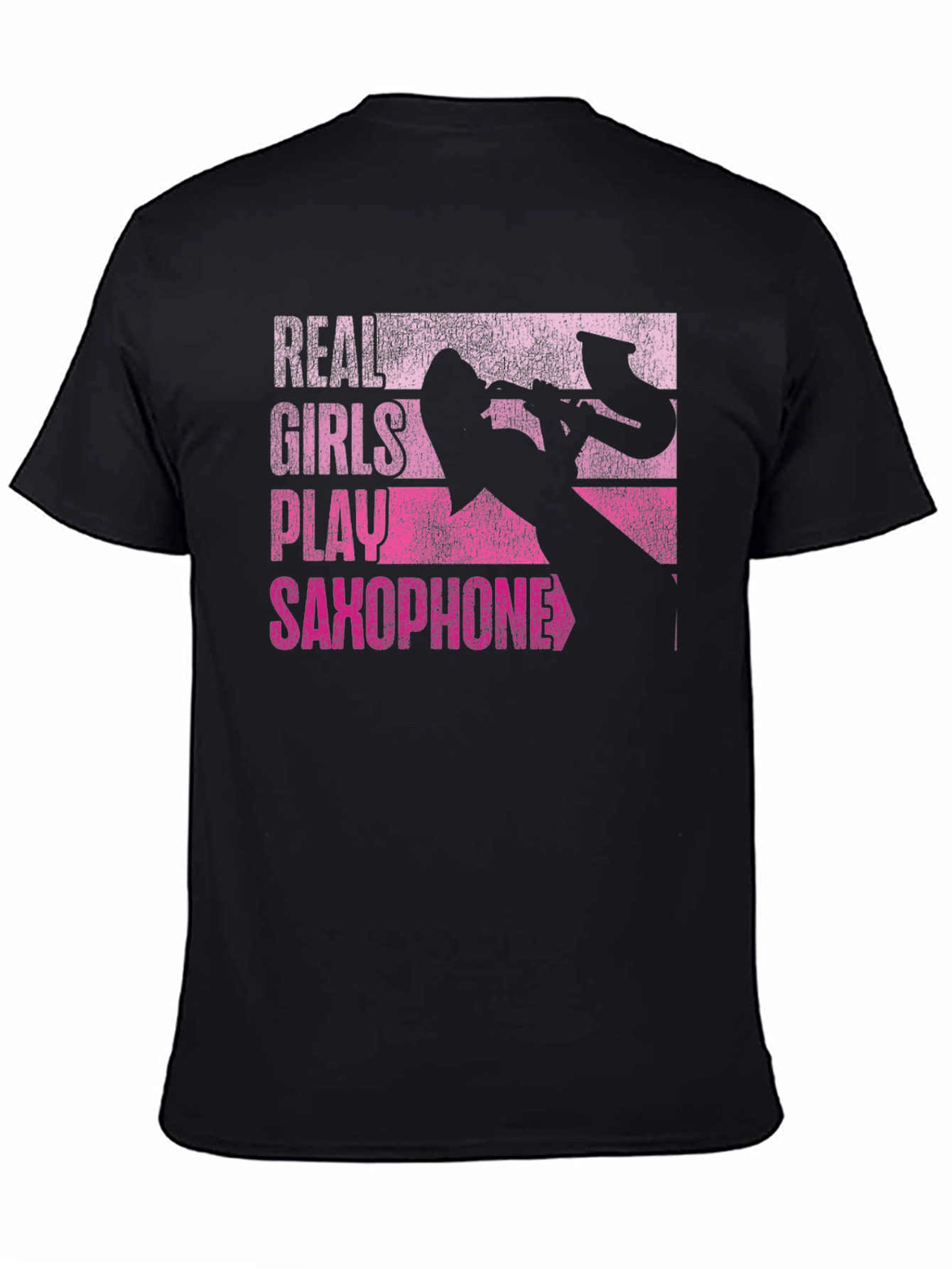 Real Girls Play Saxophone T-Shirt - Music Lover Gift
