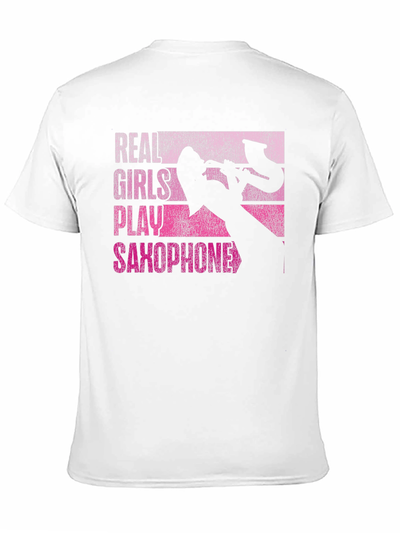 Real Girls Play Saxophone T-Shirt - Music Lover Gift