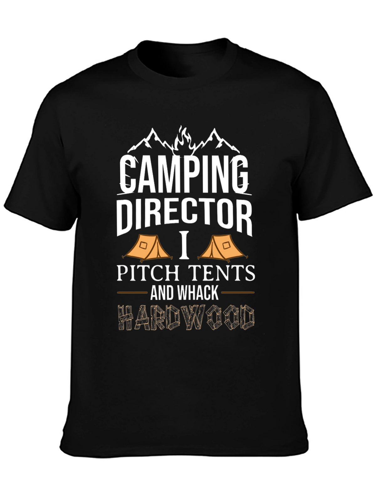 Camping Director Funny Graphic T-Shirt