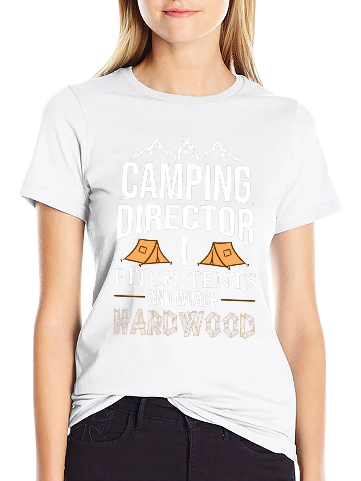 Camping Director Funny Graphic T-Shirt