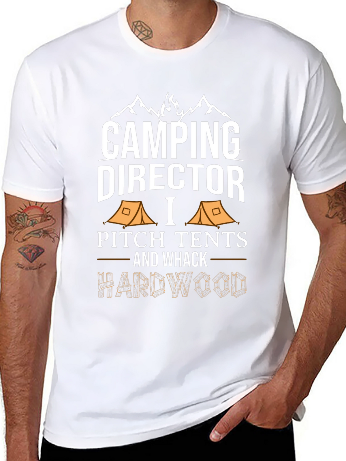 Camping Director Funny Graphic T-Shirt