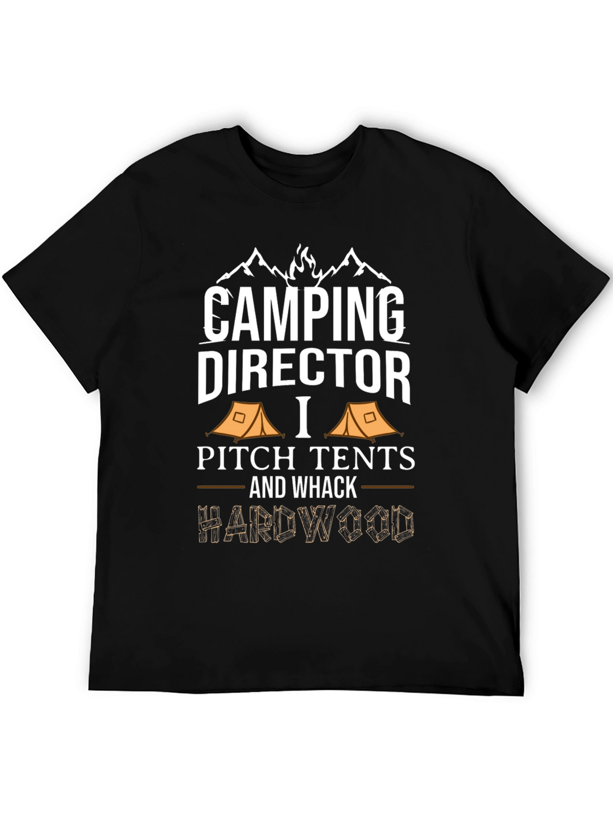 Camping Director Funny Graphic T-Shirt