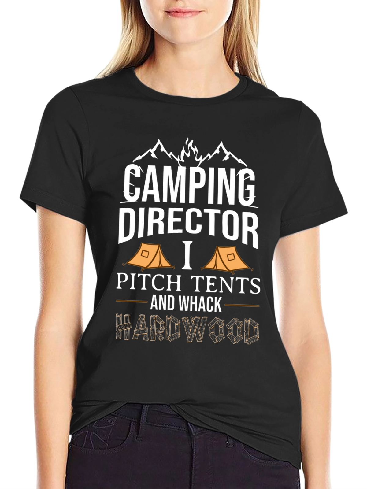 Camping Director Funny Graphic T-Shirt