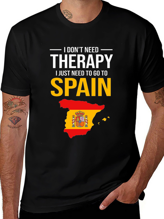 Spain Therapy T-Shirt - Travel Lover Gift