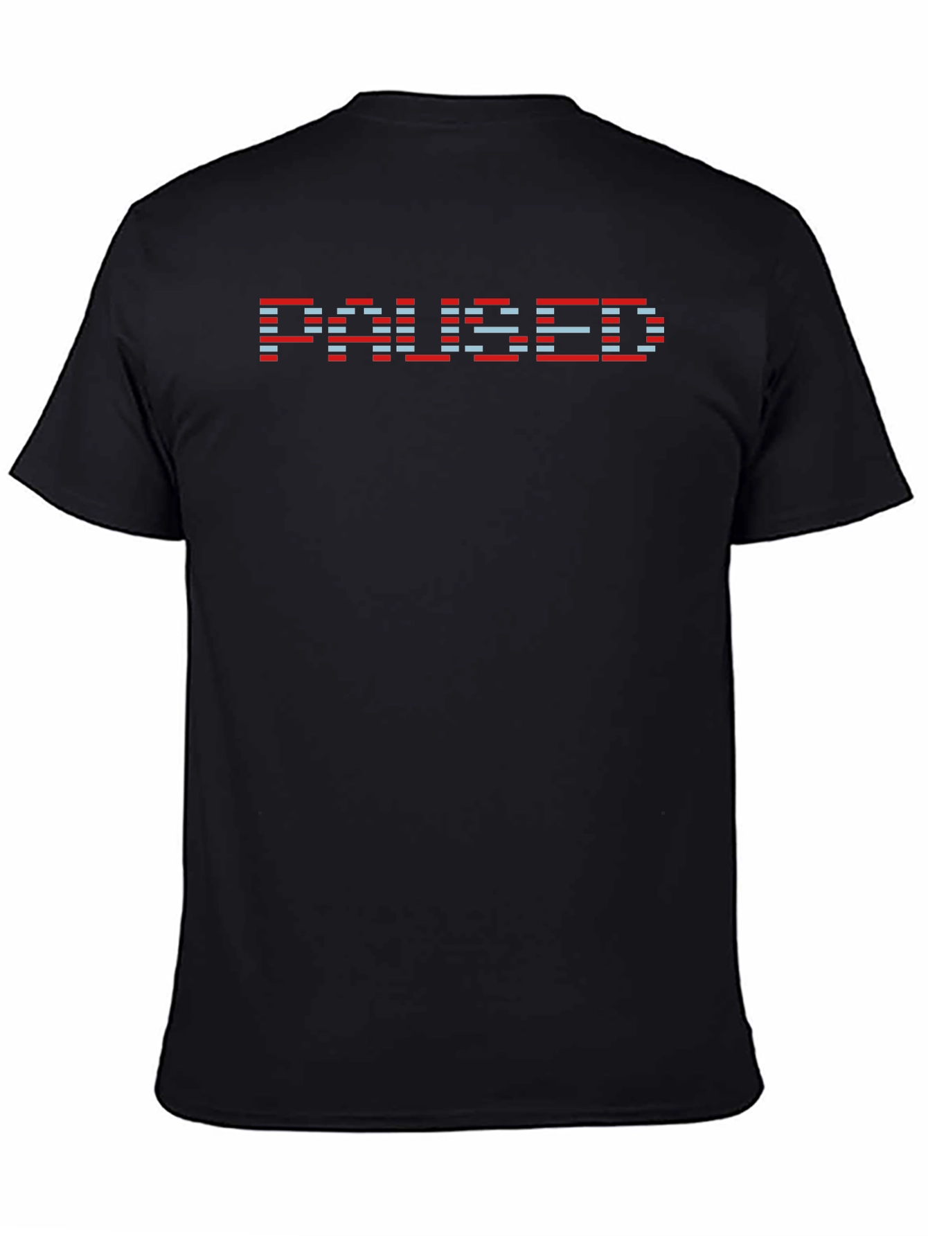 Paused Graphic Tee - Retro Gamer Style