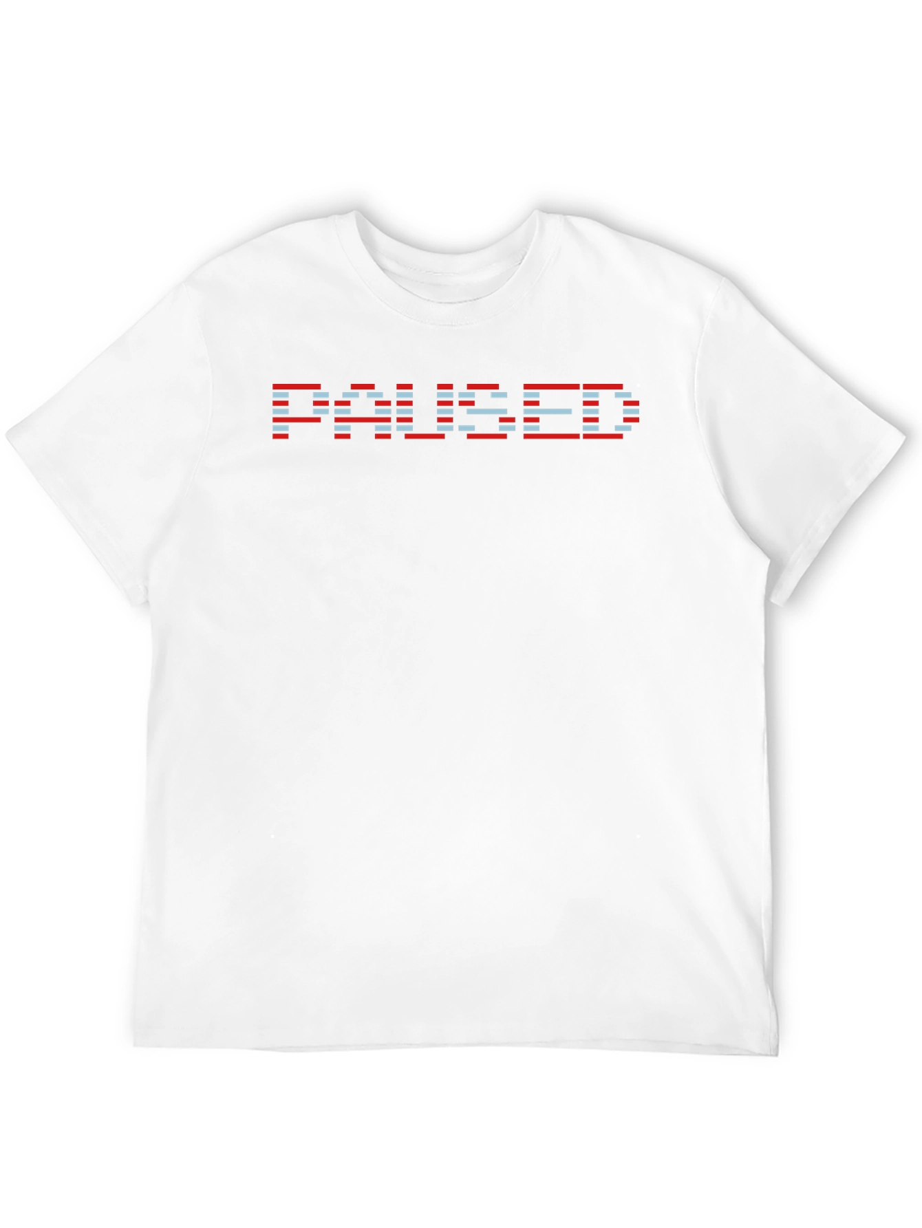 Paused Graphic Tee - Retro Gamer Style