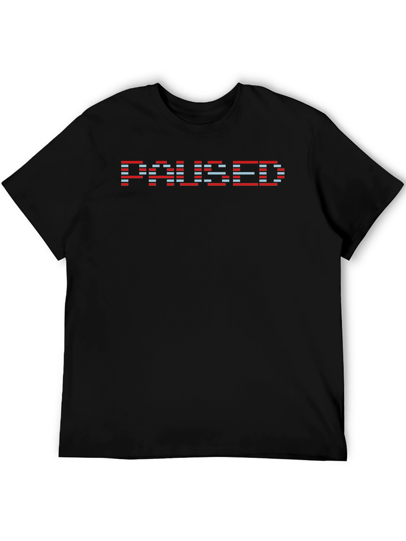 Paused Graphic Tee - Retro Gamer Style