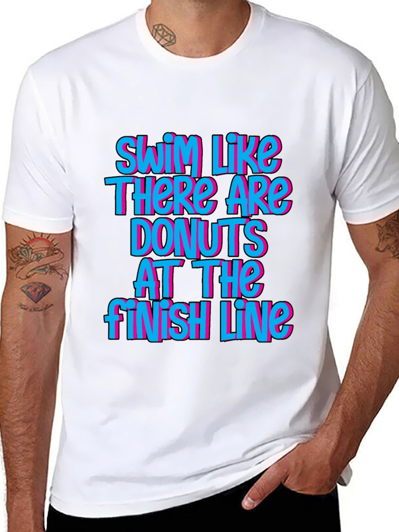 Swim Like There Are Donuts T-Shirt