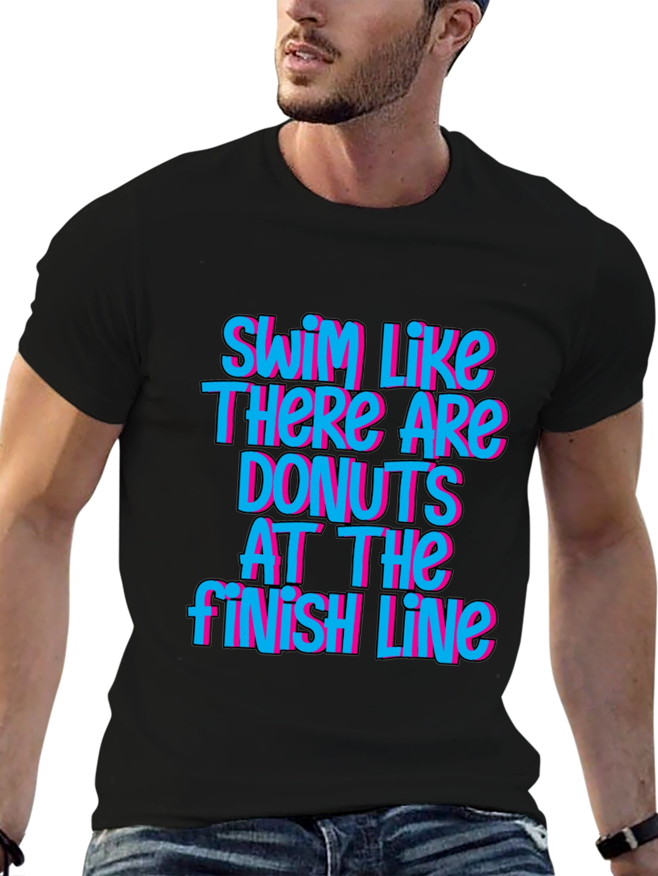Swim Like There Are Donuts T-Shirt