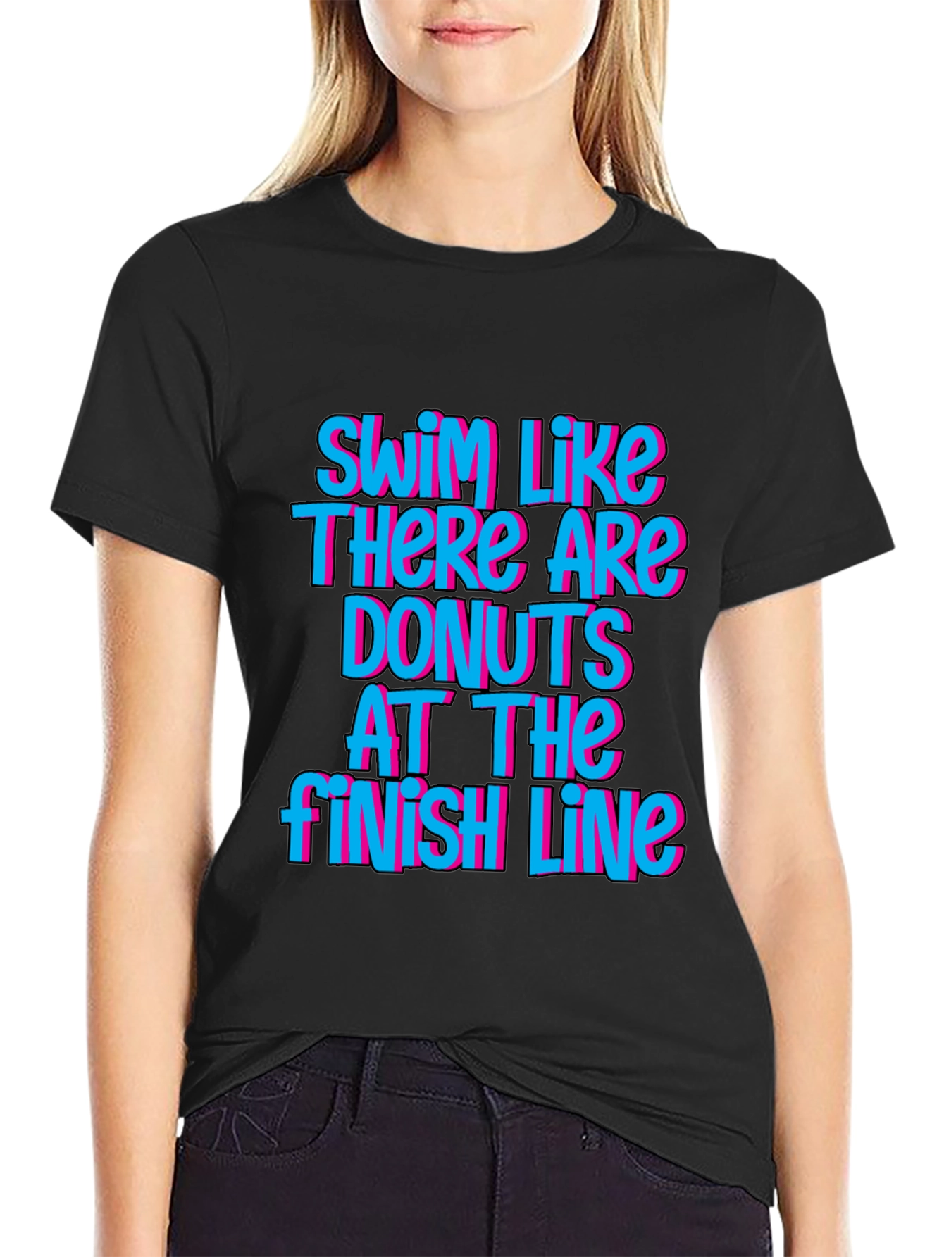 Swim Like There Are Donuts T-Shirt