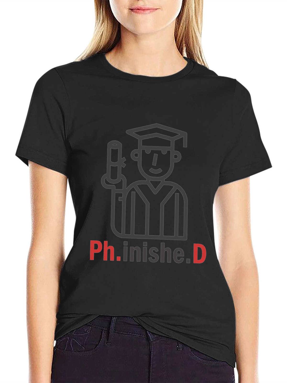 Ph.inished.D Graduation T-Shirt - Celebrate Success!