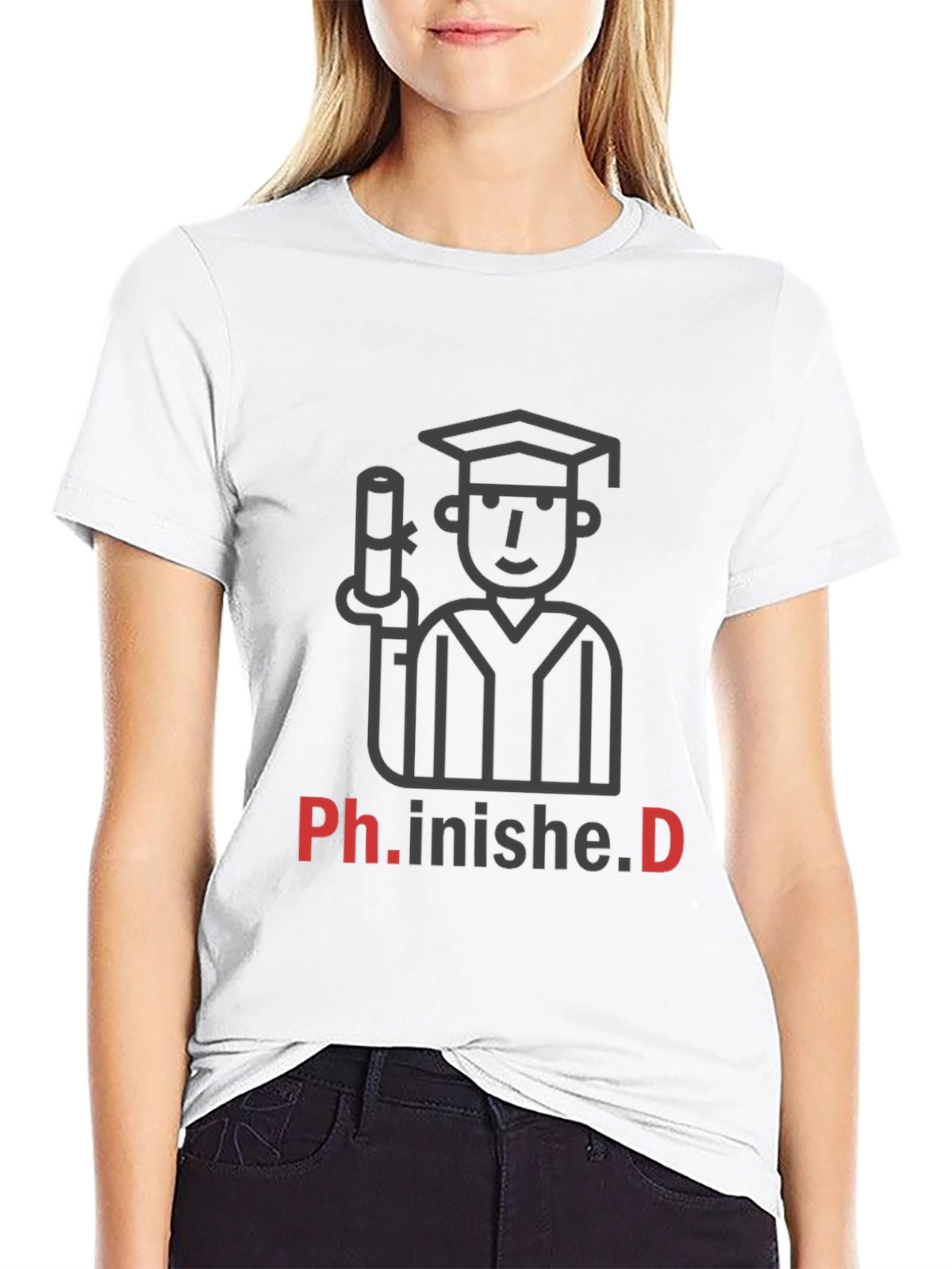 Ph.inished.D Graduation T-Shirt - Celebrate Success!