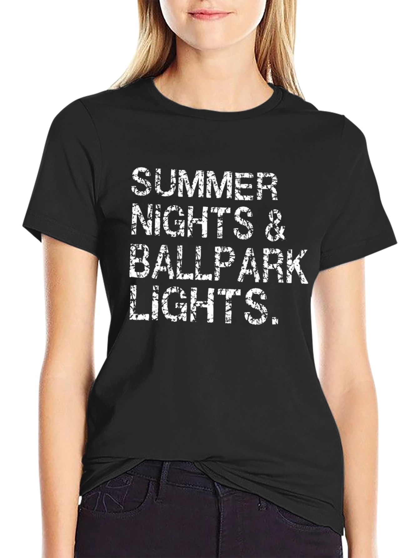 Summer Nights & Ballpark Lights Graphic Tee