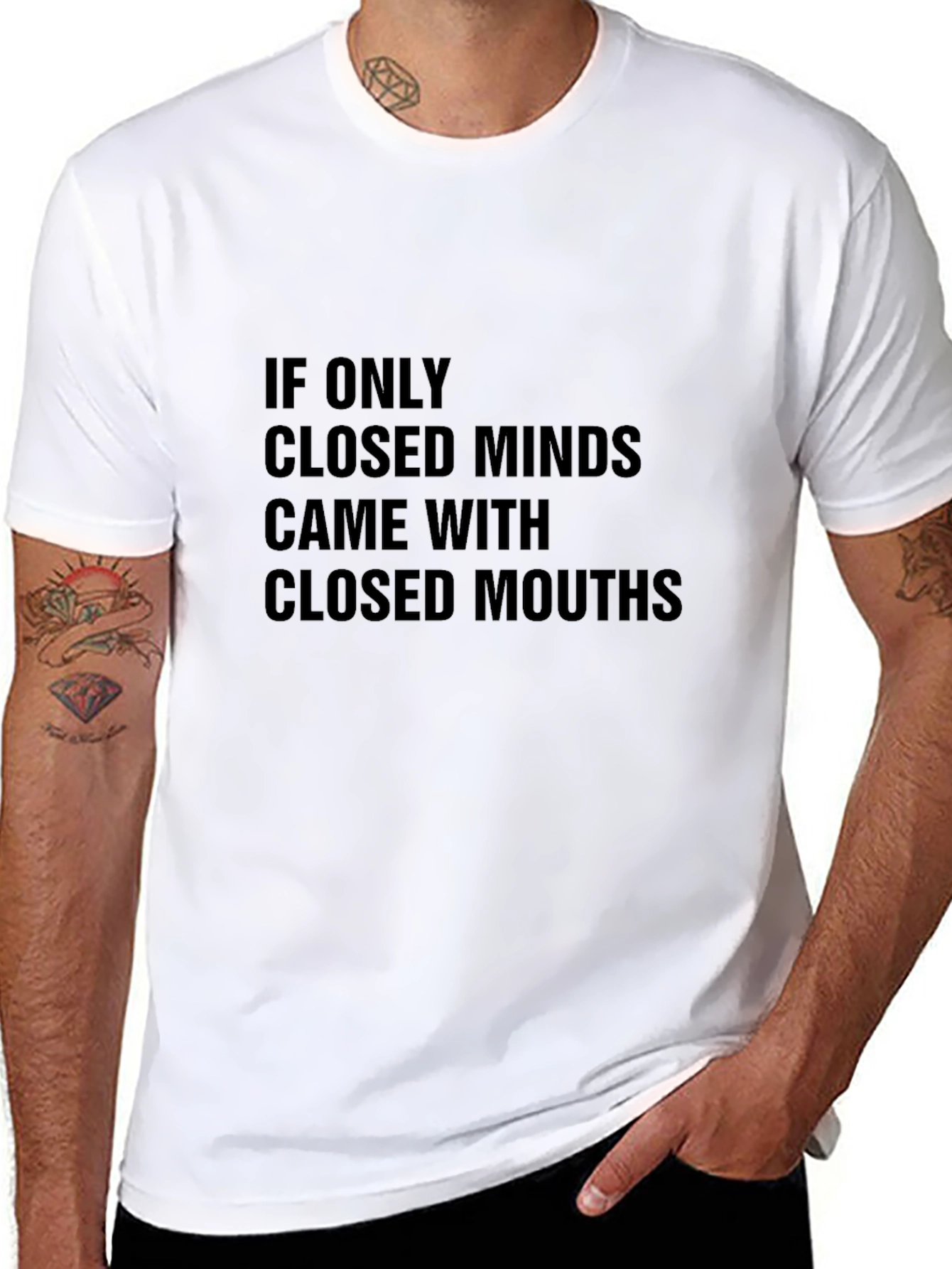 Closed Minds T-Shirt - Funny Slogan Tee