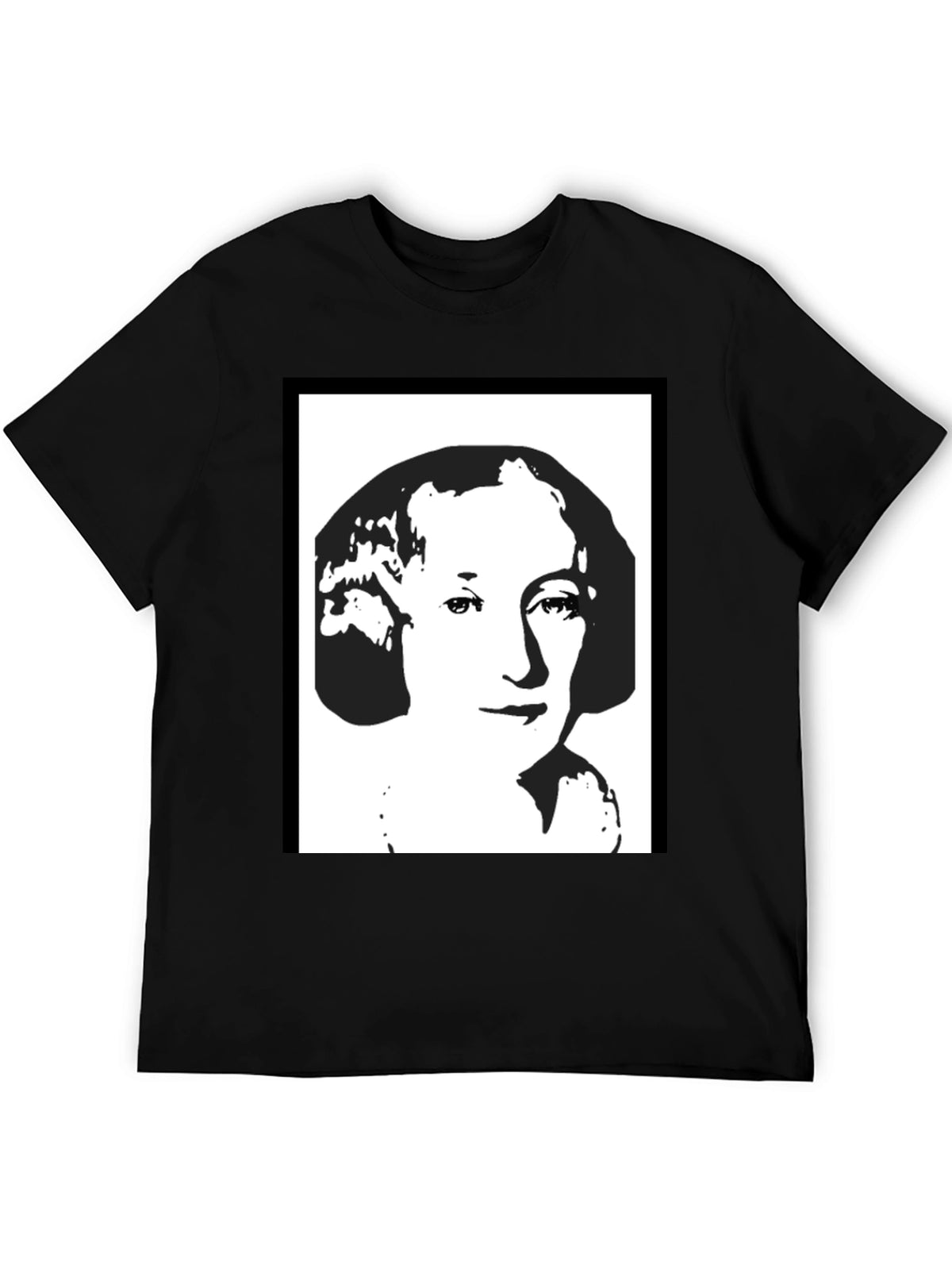 Martha Washington Black & White Graphic Tee
