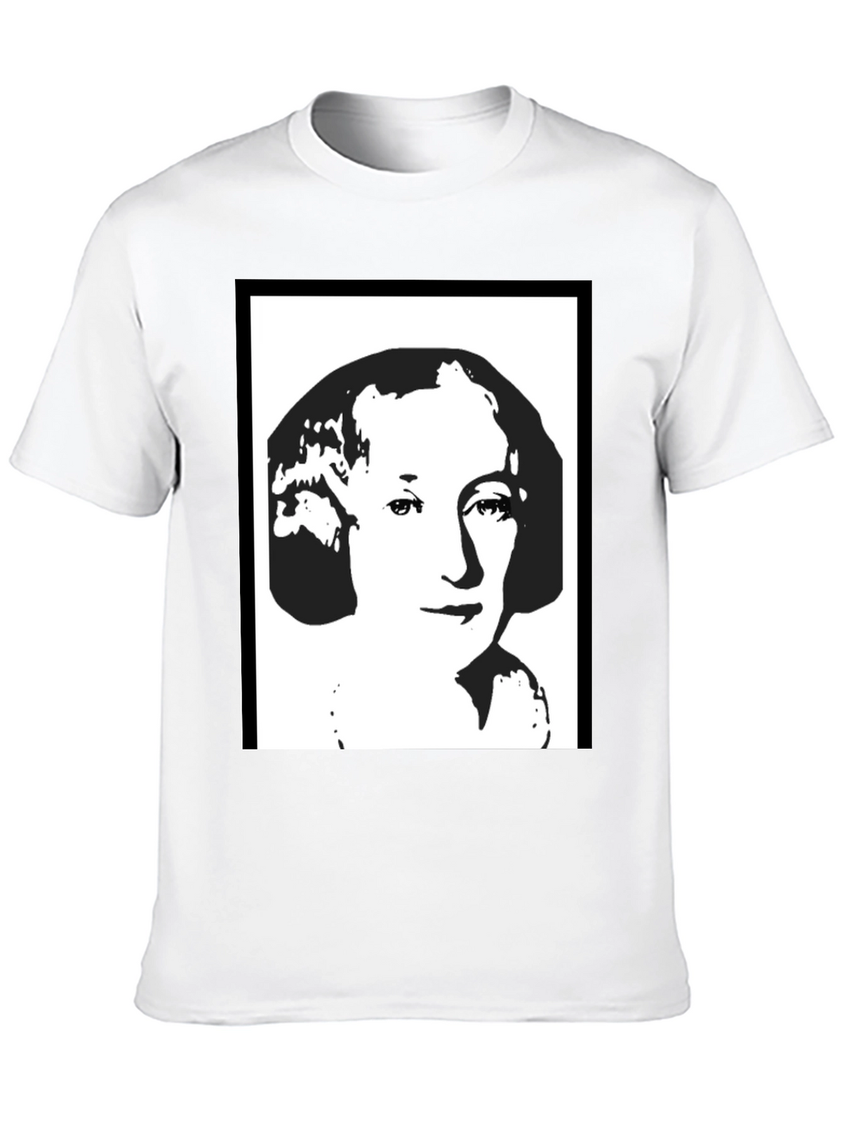Martha Washington Black & White Graphic Tee
