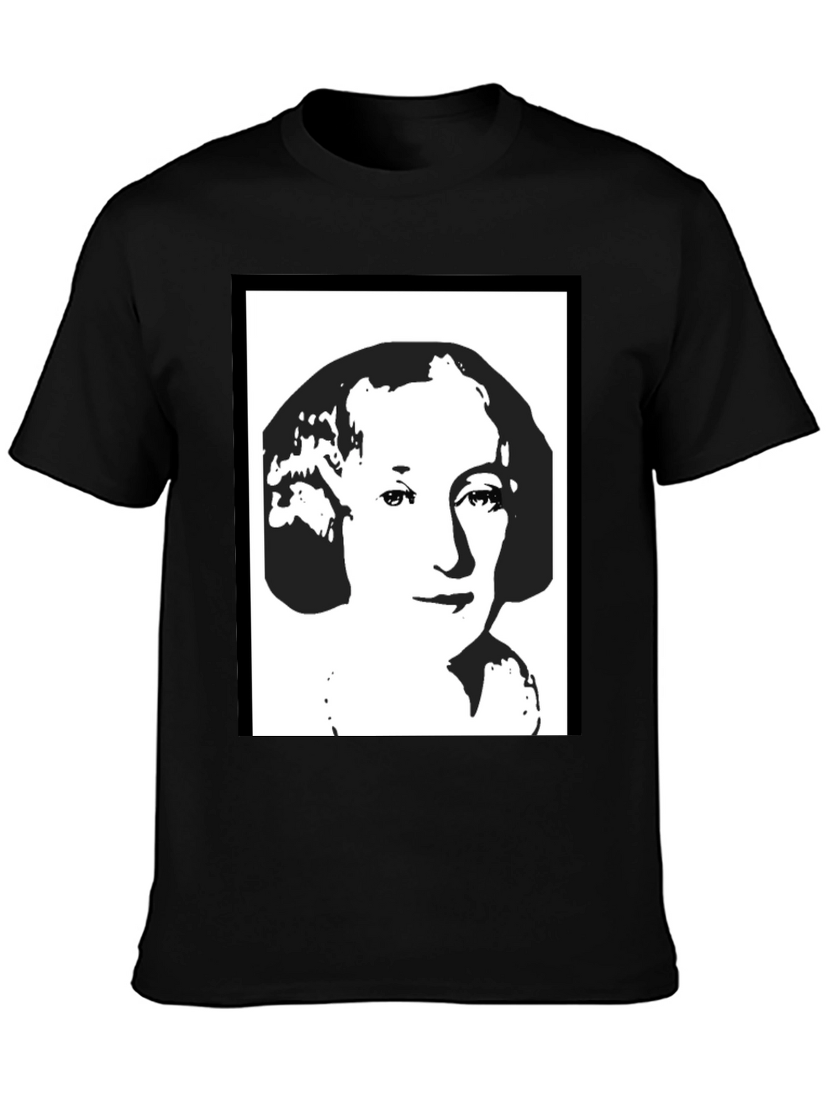 Martha Washington Black & White Graphic Tee
